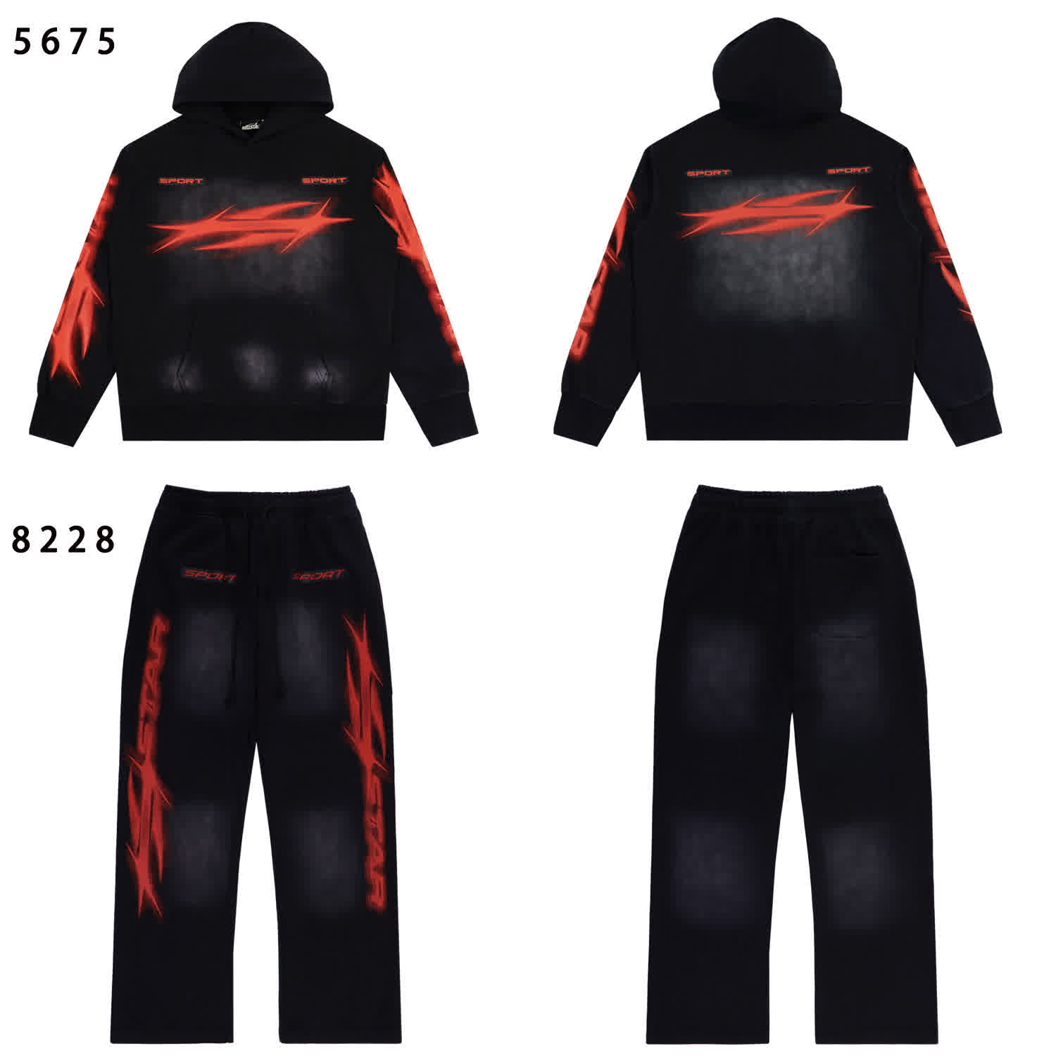 Hellstar Set sudadera