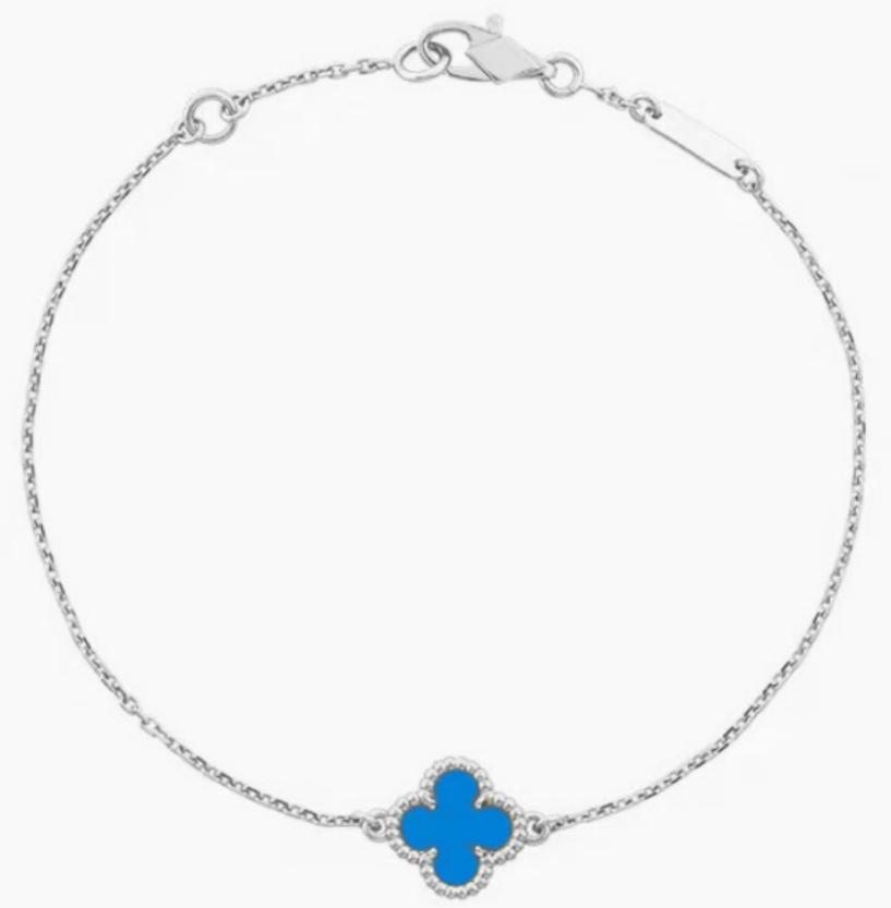 Pulsera de un solo trébol-